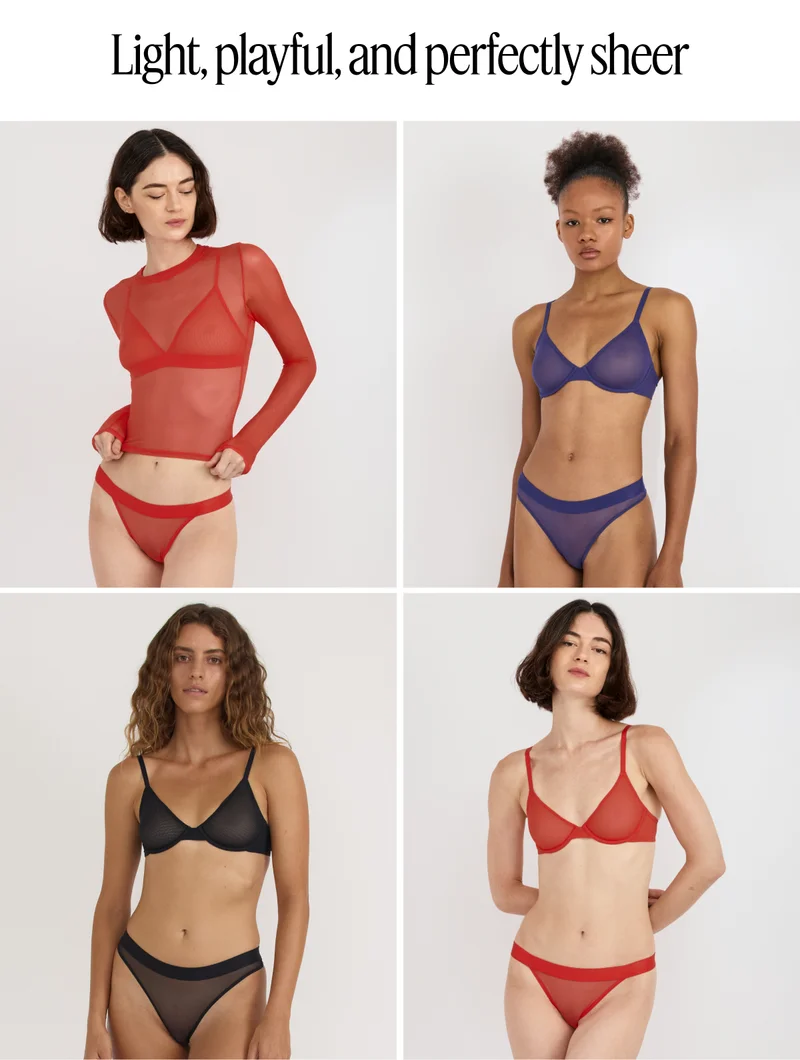 Light, playful, and perfectly sheer