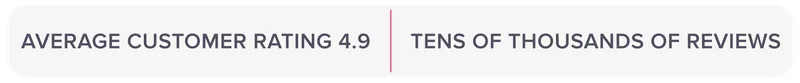 Reviews banner