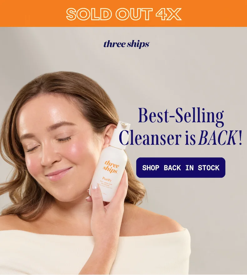 Best-selling cleanser is BACK! Shop back in stock.