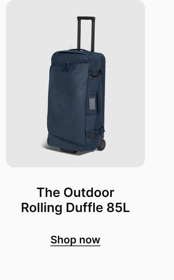 The Outdoor Rolling Duffle 85L