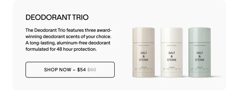 Deodorant Trio