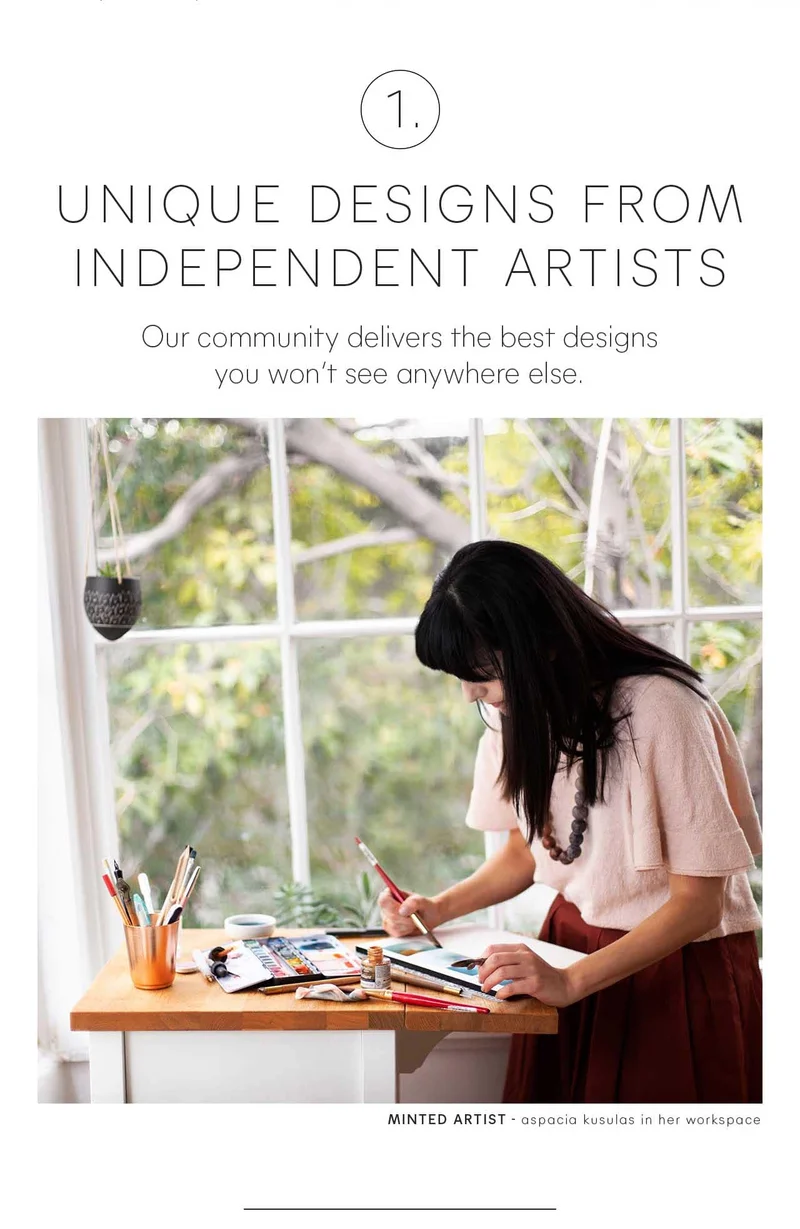 Unique Designs from Independent Artists