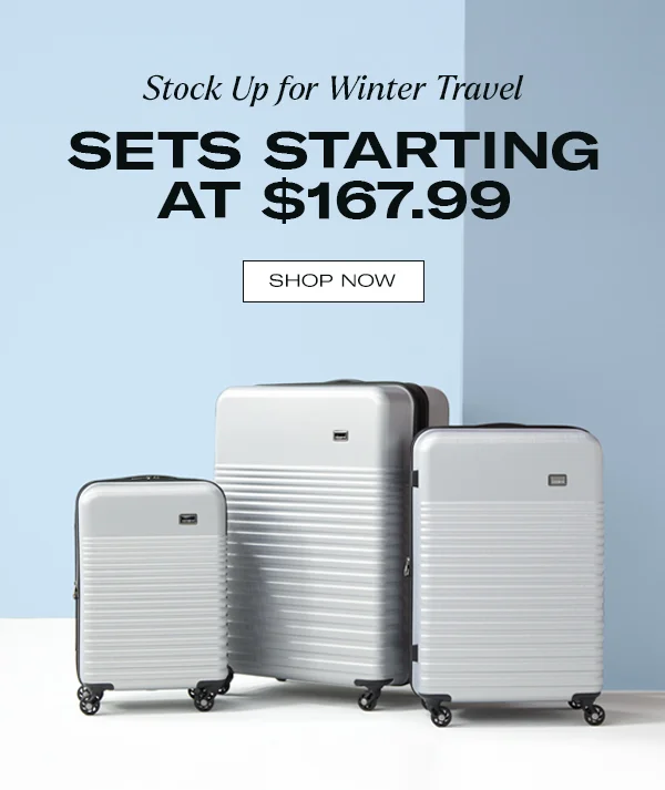 Luggage Sets Starting at $167.99