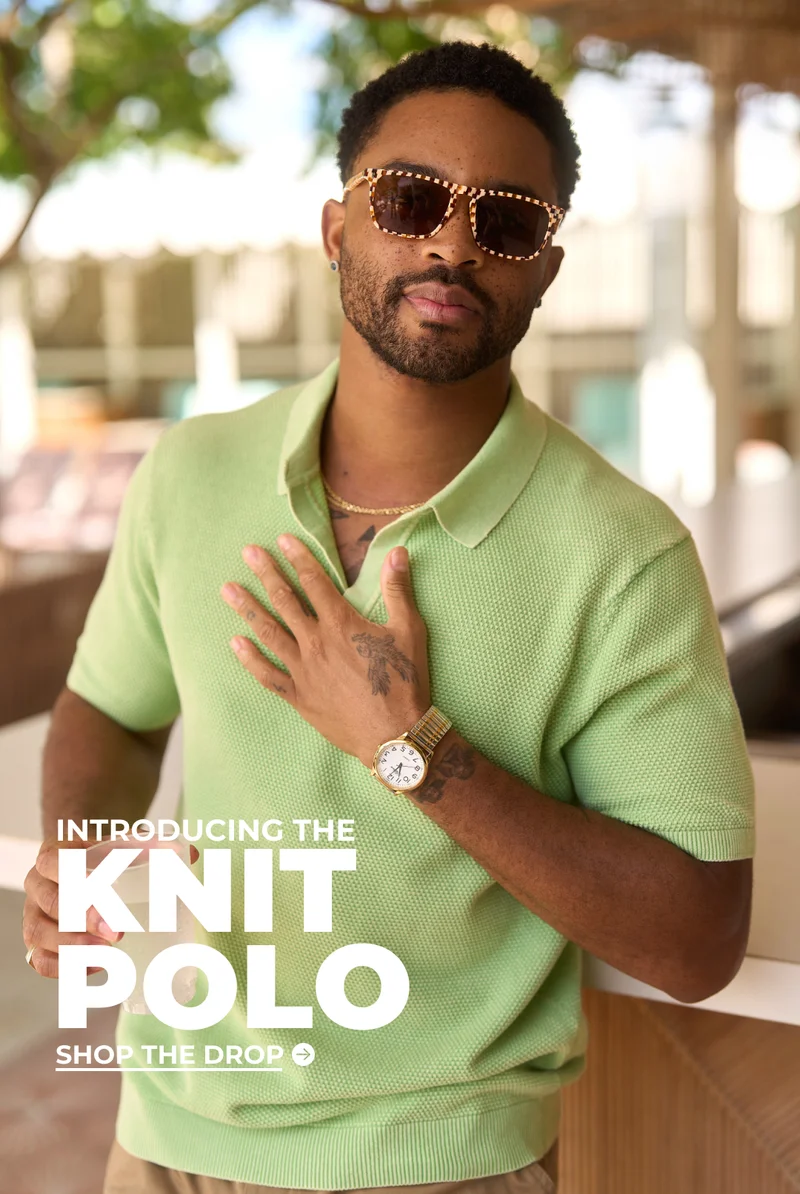 INTRODUCING THE KNIT POLO: Shop The Drop