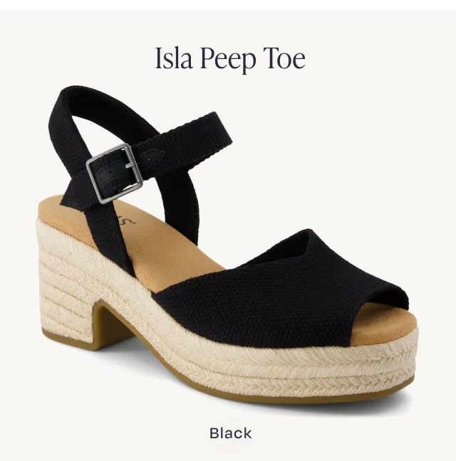 Isla Peep Toe Heeled Sandal - Image