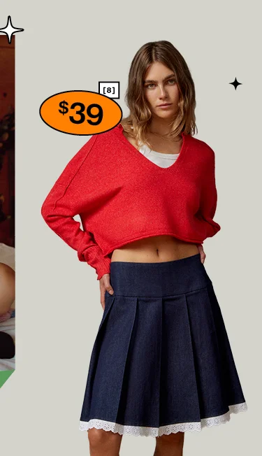 BDG Cardiff Notch Neck Sweater