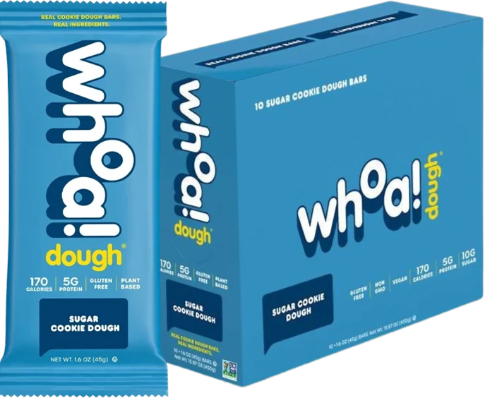 Image of Whoa Dough Sugar Cookie Dough Bar (10 CT)