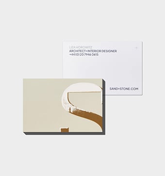 Raised Spot Gloss Business Cards