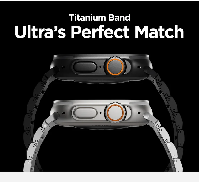 Titanium Band. Ultra's Perfect Match.