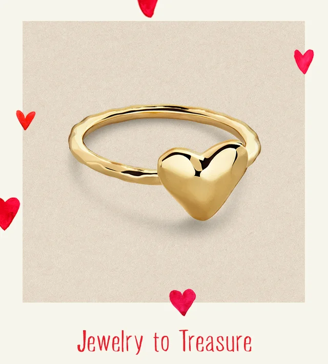 A heart ring.