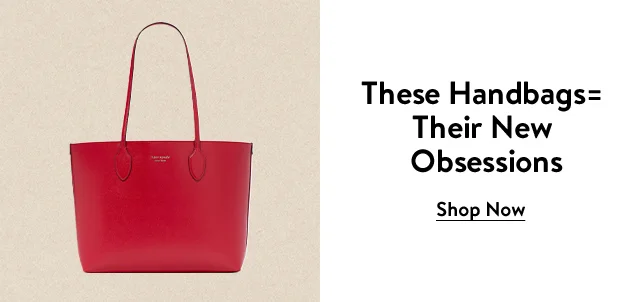 A red handbag.