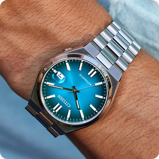 "Tsuyosa" teal dial