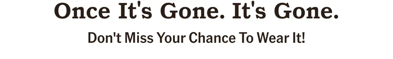 Once It's Gone.