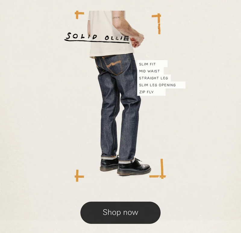 Solid Ollie Dry Japan Selvage