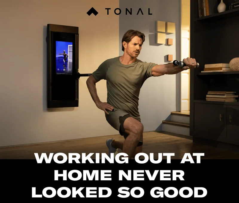 WORKING OUT AT HOME NEVER LOOKED SO GOOD.
