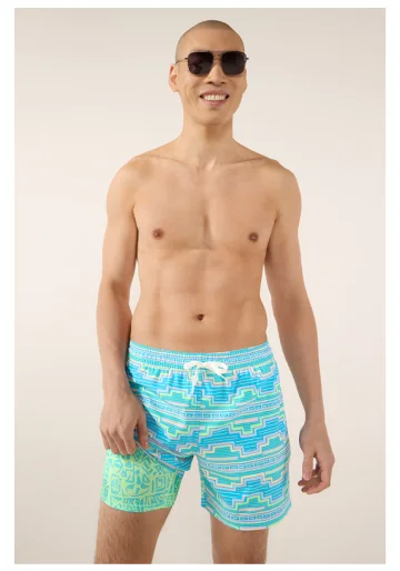 Lined Classic Swim Trunk: The Desert Dawns 5.5"