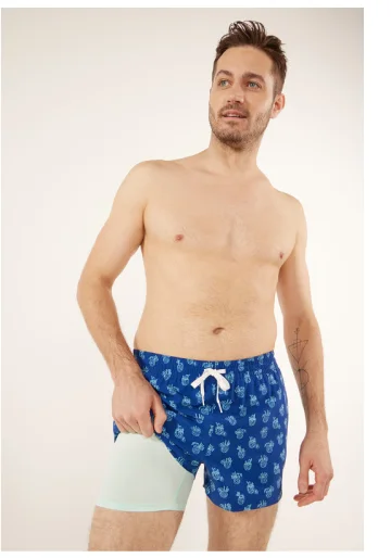 Lined Classic Swim Trunk: The Toucan Do Its 7"