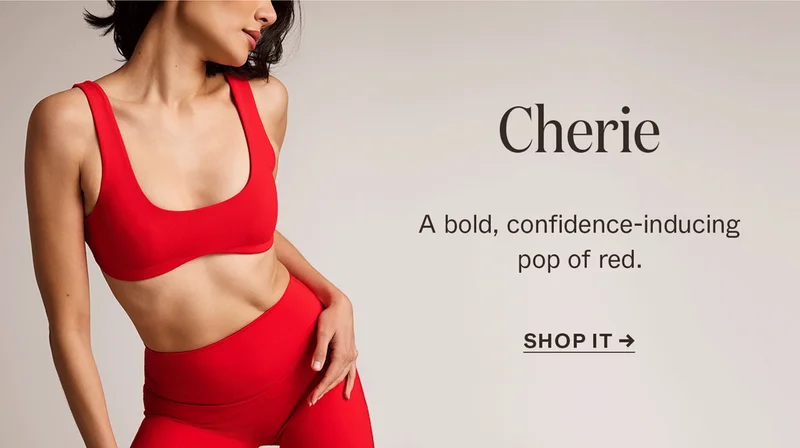 Cherie: a bold, confidence-inducing pop of red.