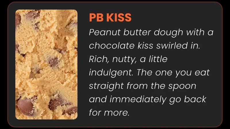 CTA linked to Peanut Butter Kiss