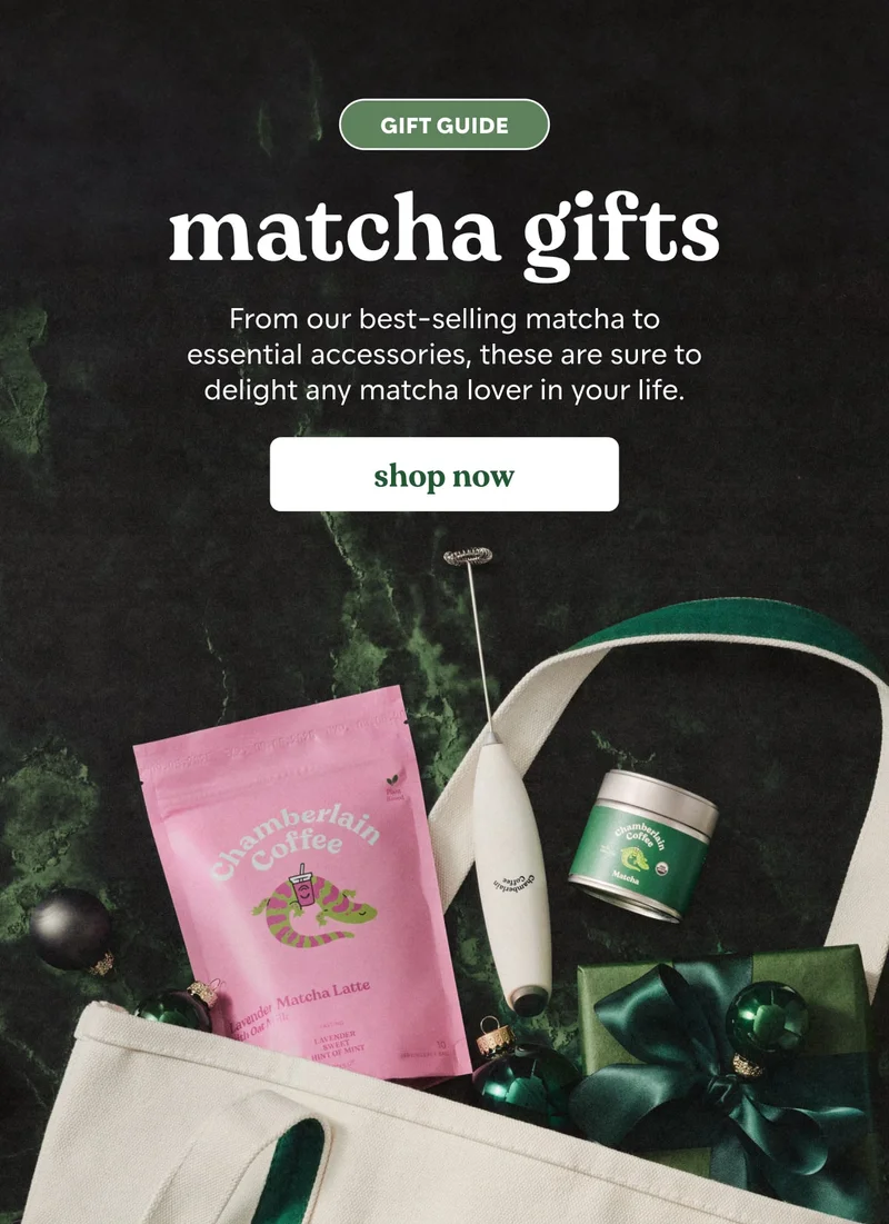 matcha gift guide for the holidays