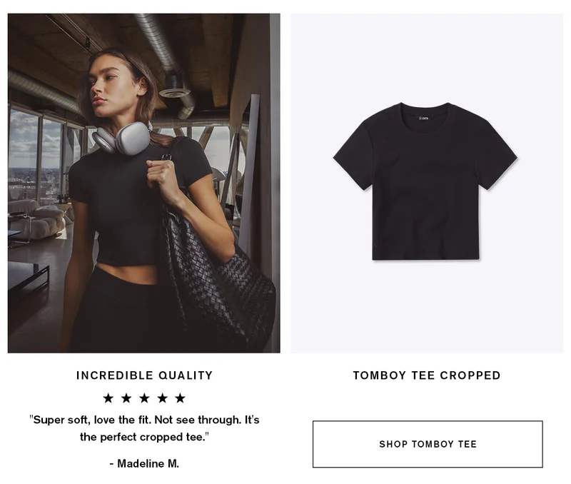 Tomboy Tee Cropped