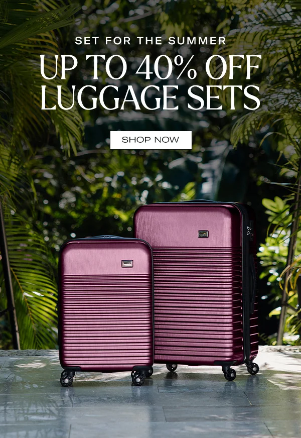 Up to 40% Off Luggage Sets
