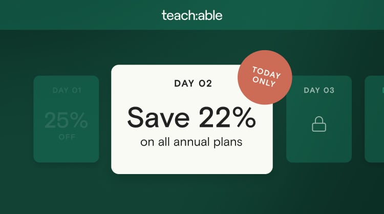 Save 22% on annual plans