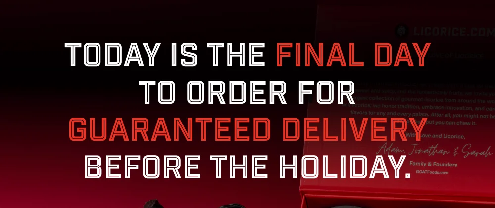 Final day to order