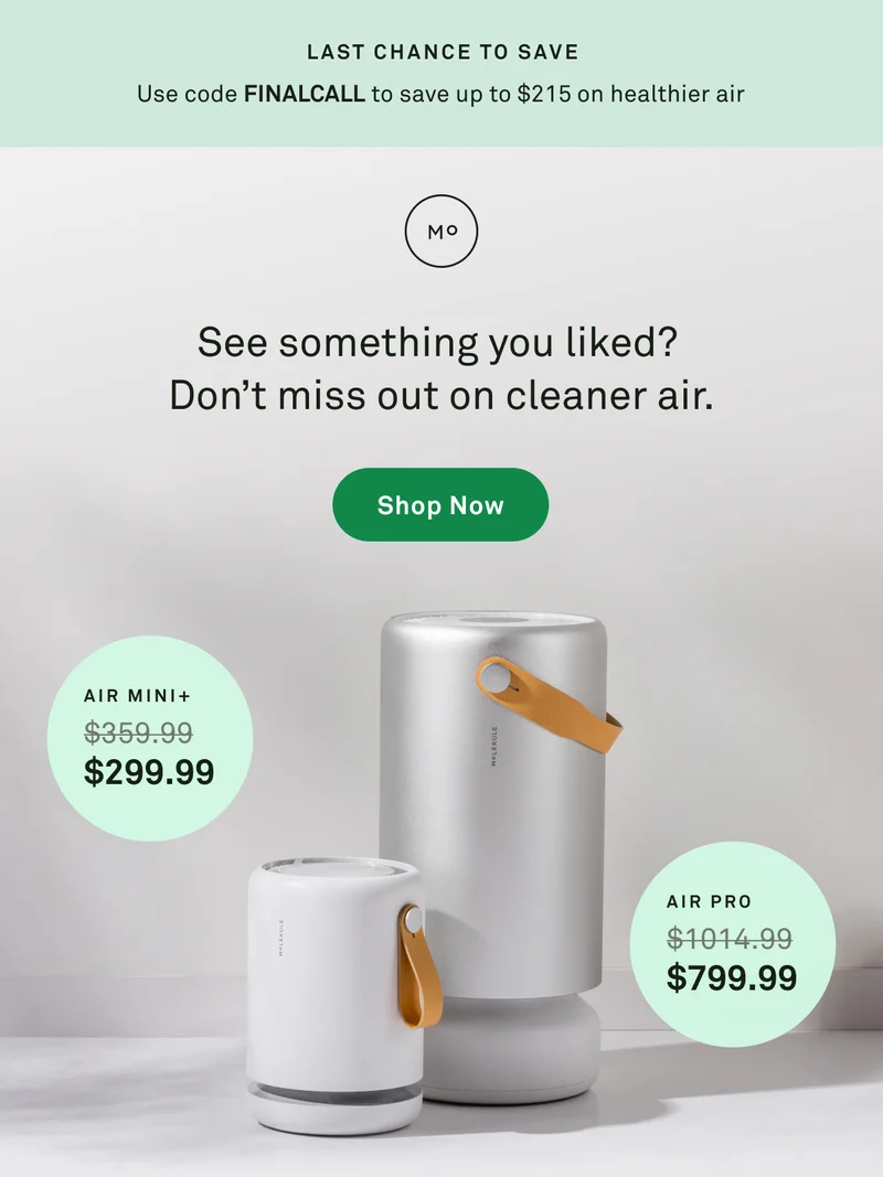 See something you liked? Don't miss out on cleaner air.