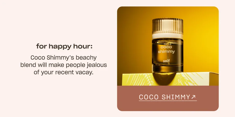 for happy hour: Coco Shimmy’s beachy blend will make people jealous of your recent vacay.