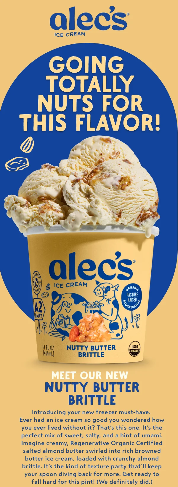 Nutty Butter Brittle Flavor