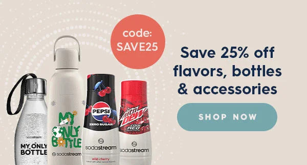 Save 25% off flavors, bottles & accessories
