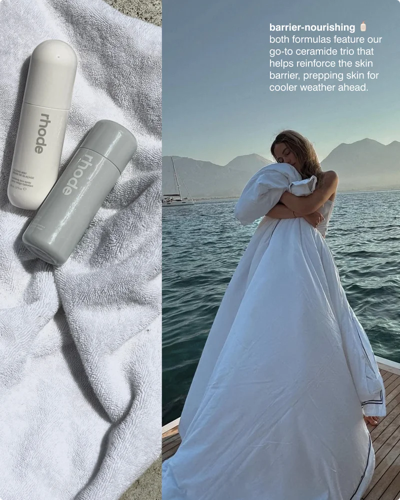 barrier-nourishing both formulas feature our go-to ceramide trio that hleps reinforce the skin barrier, prepping skin barrier, prepping skin for cooler weather ahead.