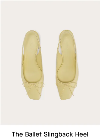 [Image] The Ballet Slingback Heel | Straw