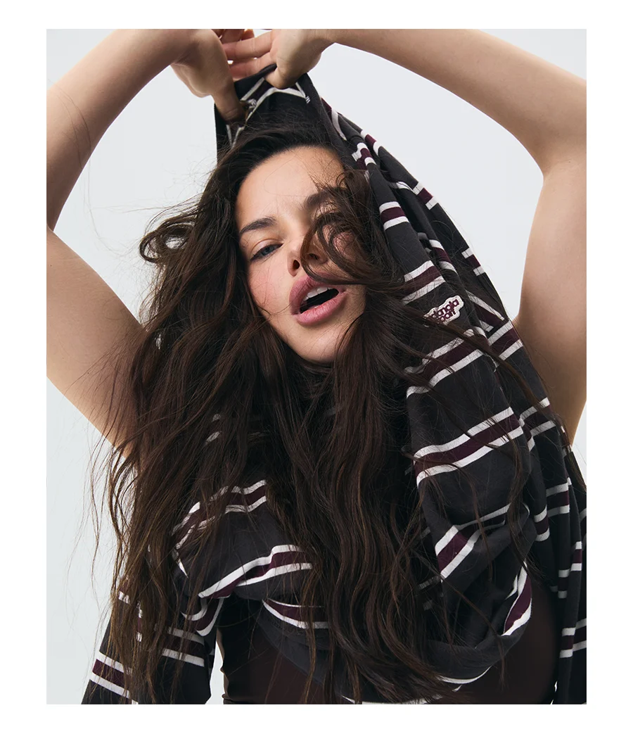 Adanola x Adriana Lima: Stripe Long Sleeve T-shirt