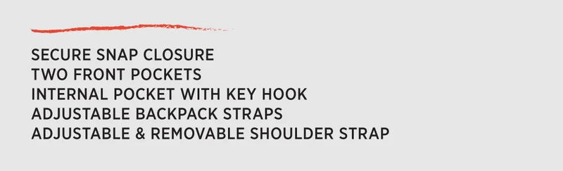 Dirt Tote Features