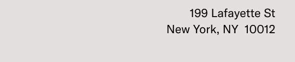 199 Lafayette St, New York, NY 10012