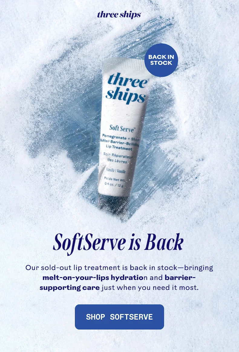 SoftServe is Back. Shop SoftServe.