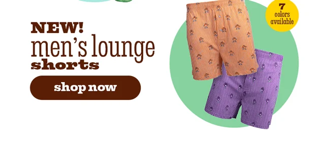 NEW MEN'S LOUNGE SHORTS