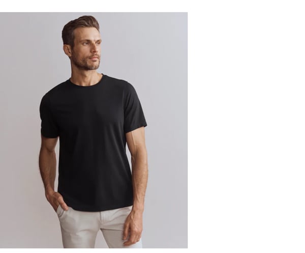 Elevated Modern Tee in Black