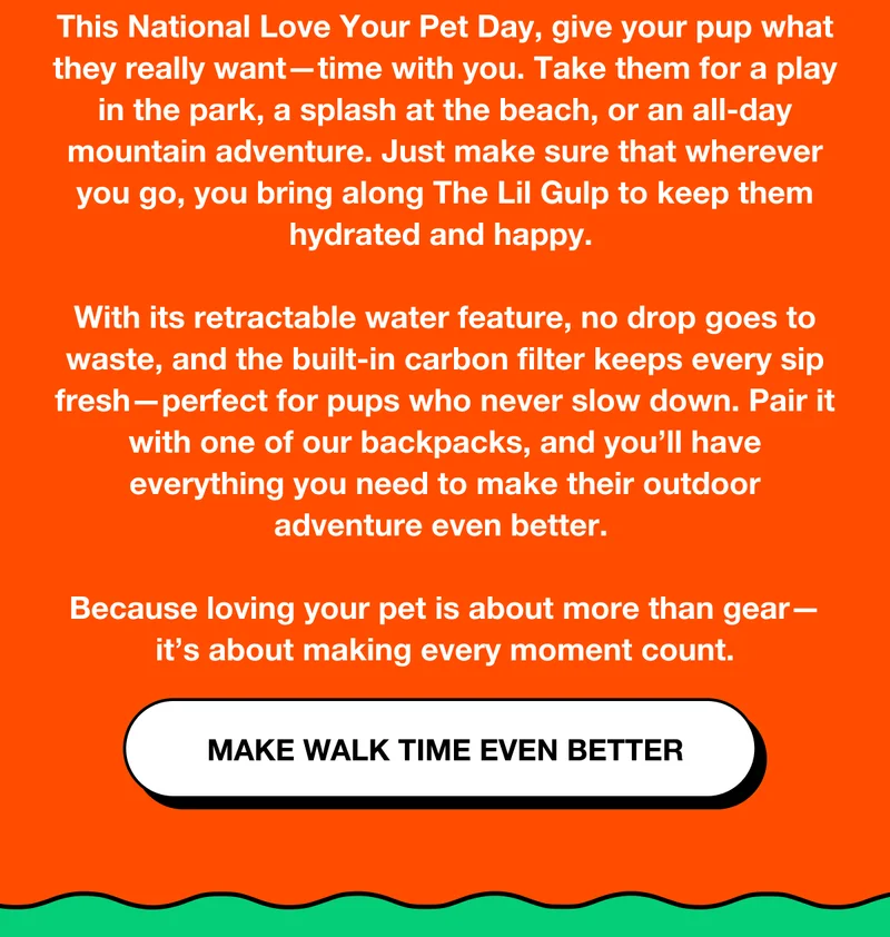 Make Walk Time Even Better