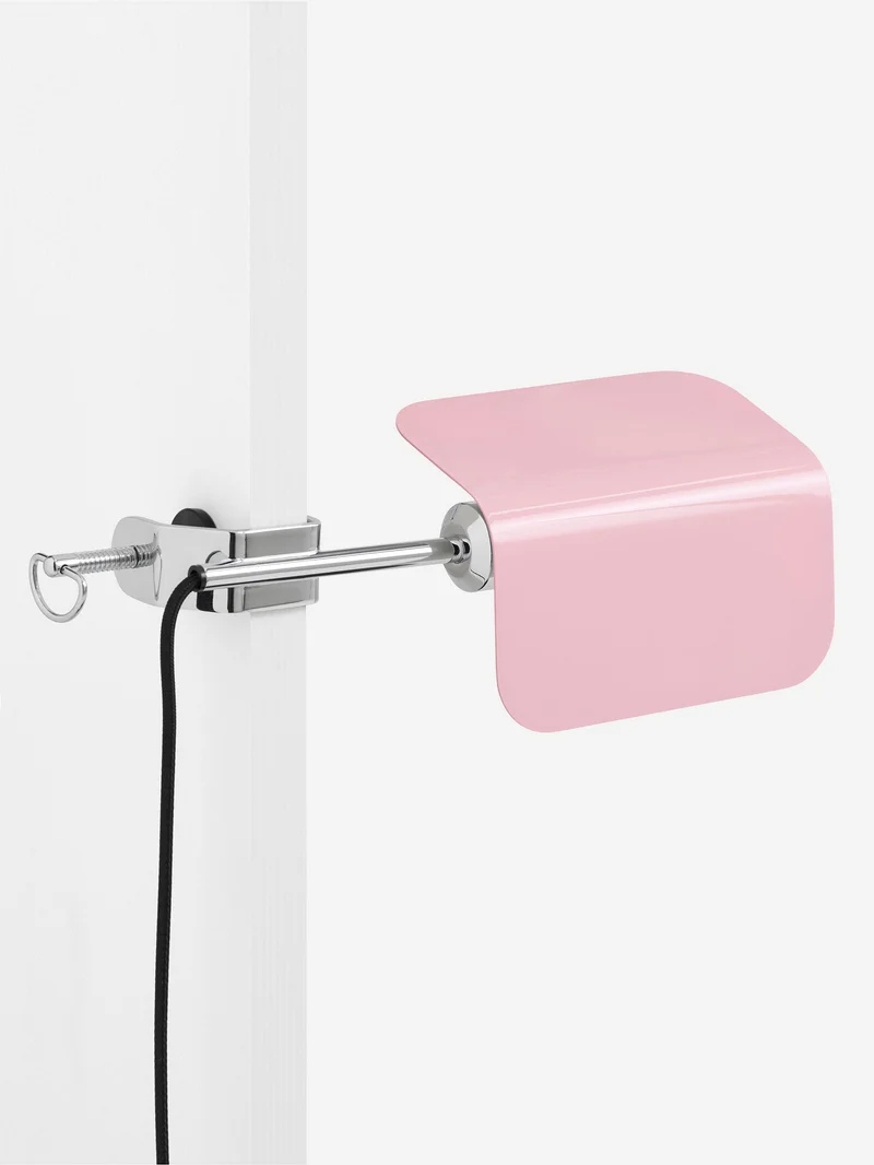 Image of HAY Apex Clip Lamp - Luis Pink (UK Plug)