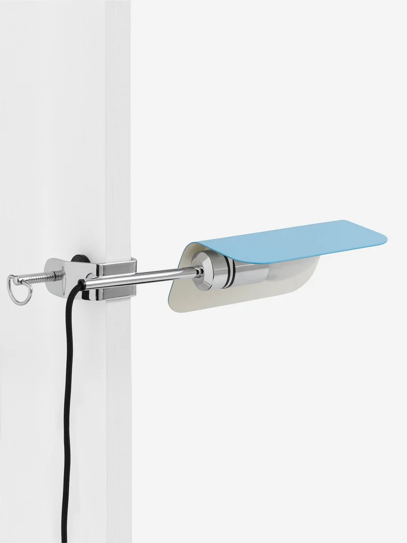 Image of HAY Apex Clip Lamp - Pastel blue (UK Plug)