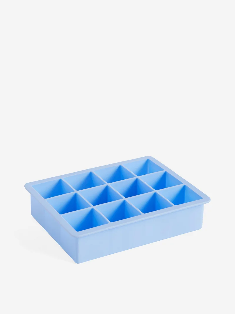 Image of HAY Ice Cube Tray Square X-Large - Light blue