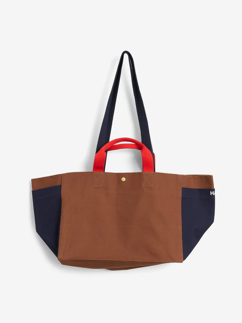 Image of HAY Weekend Bag Organic Small - Brown Multi