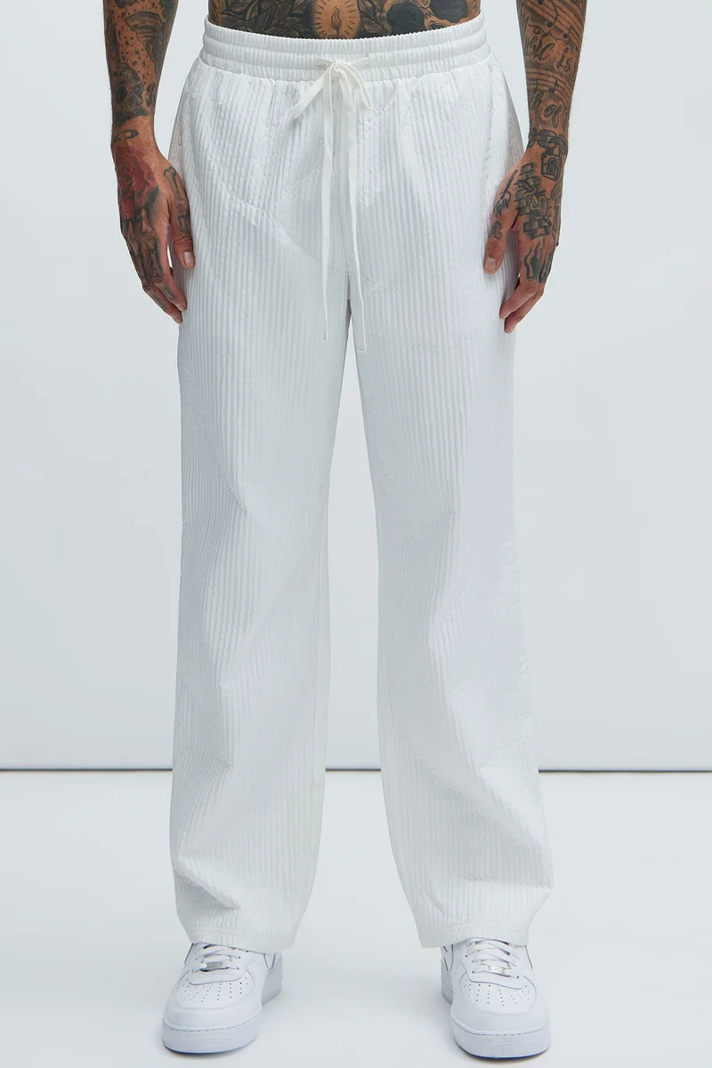 Image of Santiago Straight Pants - White
