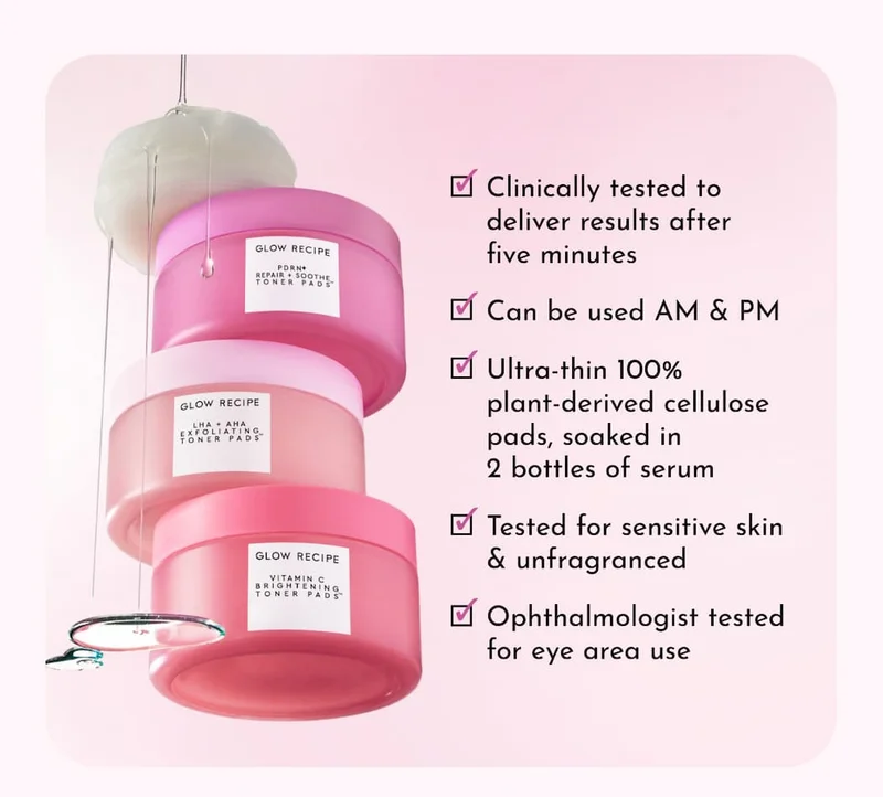 NEW! Korean facial in a toner pad.