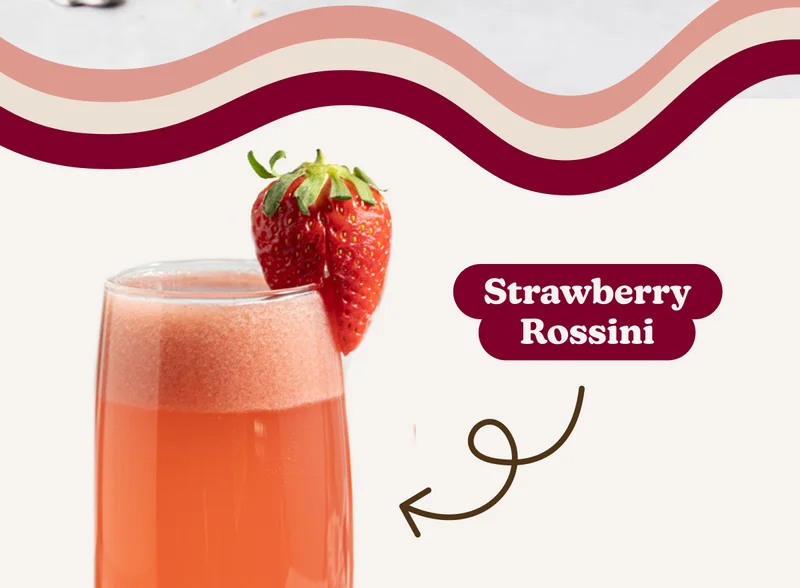 Almond Cow Strawberry Rossini recipe