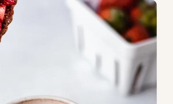 Almond Cow Chocolate Covered Strawberry Latte recipe