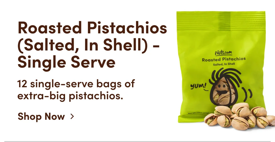 Roasted Pistachios&nbsp; (Salted, In Shell) - Single Serve